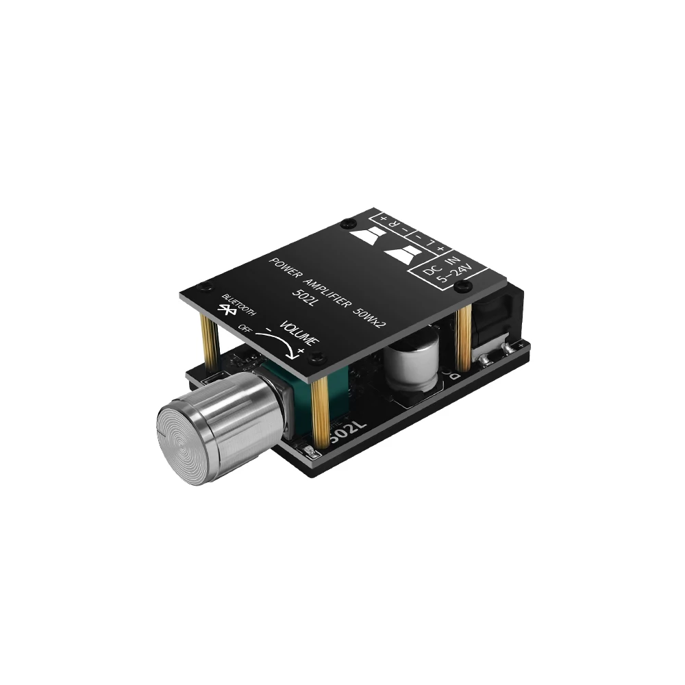 ZK-502L Bluetooth 5.0 Audio Amplifier Board | 2x50W Digital Power Amplifier Stereo Dual Channel DIY Speaker Module