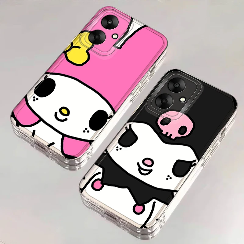 سانريو هالو كيتي حافظة شفافة لهاتف Xiaomi Poco X4 M3 X3 Pro X5 X4 GT X3 NFC