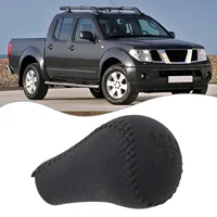 6 Speed Leather Gear Shift Knob For Nissan For Navara D40 For Frontier 05-15 6 Speed Leather Gear Shift Knob