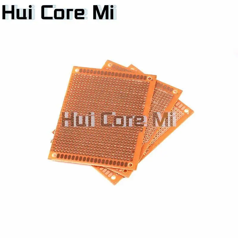 5Pcs 5*7 PCB 5x7 PCB 5cm 7cm DIY Prototype Paper PCB Universal Board Yellow