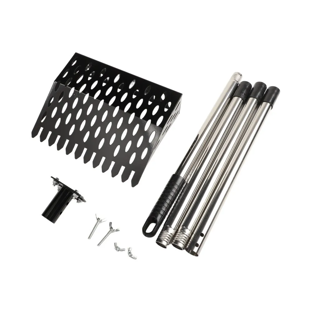 Chicken Poop Removal Tool Combining Scooping and Raking Functions to Maintain Clean and Controlled Poultry Environments