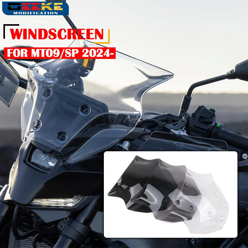 

MT09 2024 Wind Deflectors Windshield Bracket Windscreen Protector Motorcycle Accessories New For YAMAHA MT 09 MT-09 mt09