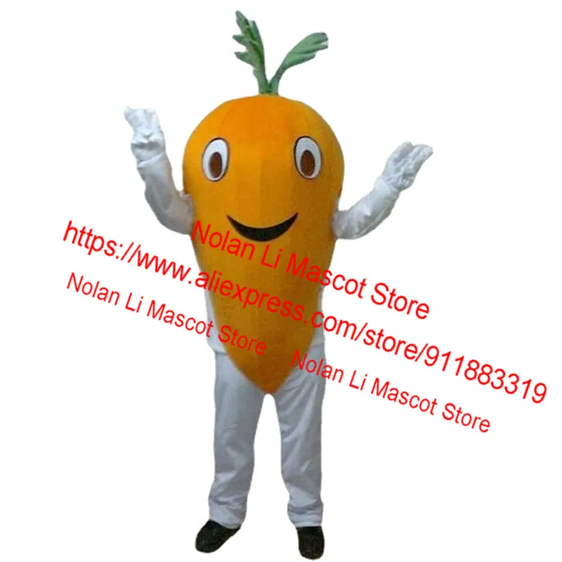 High Quality EVA Material Carrot Mascot Costume Cartoon Suit Birthday Party Cosplay Masquerade Advertising Game Event 1006