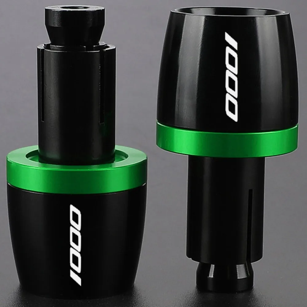 

For KAWASAKI Z1000 2003-2019 2018 2017 Handle Bar Handlebar Grips Cap End 2016 2015 handle Plugs cap Hornet 2011 2014 2013 2012