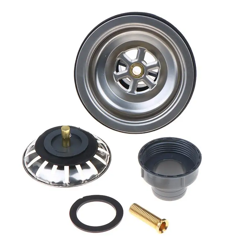 1Set Corrosion Resistance Basin Drain Simple Structure Easy To Install Sink Filter Accessories Durable Stainless Steel