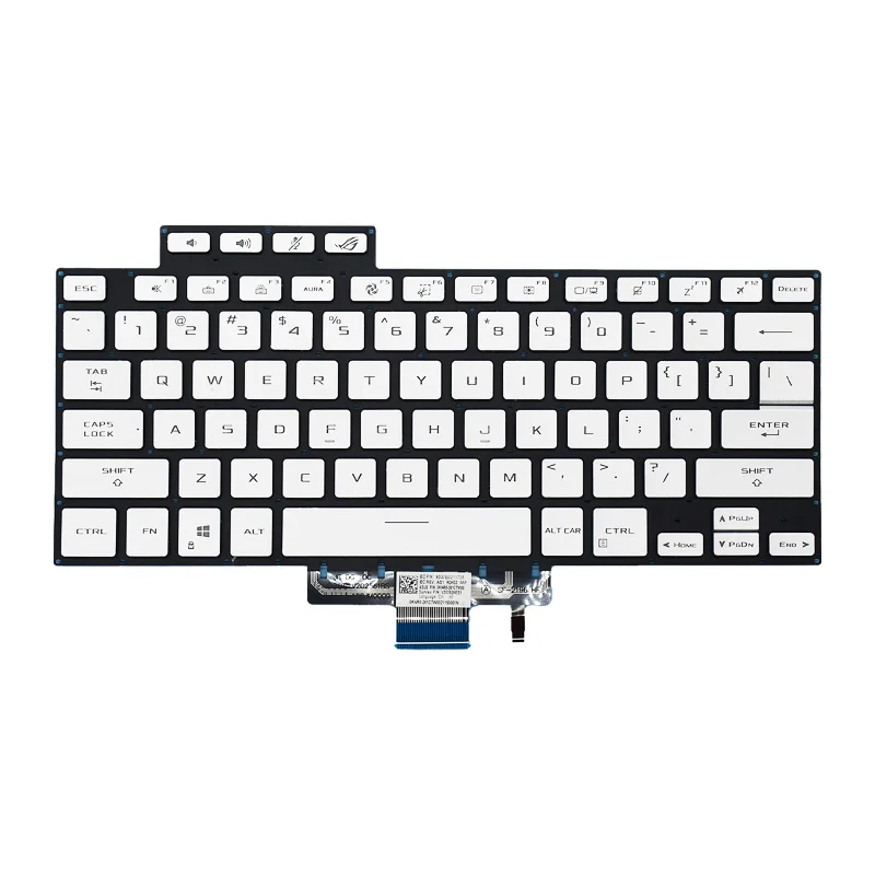 Keyboard AS/Rusia untuk ASUS ROG Zephyrus ROG Huan 16 G16 GA503 GA503Q GA503QR GA503QS Huan 15 G15 GU603 GU603H dengan Lampu Latar