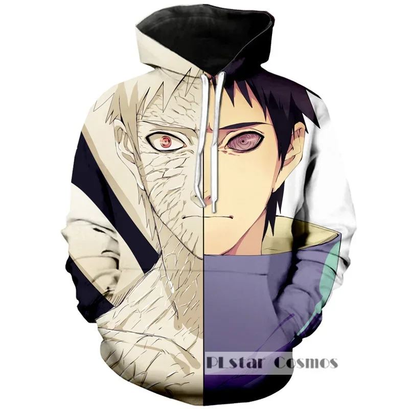 Japanese Anime Boys Girls Hoodies Uchiha Itachi Men's Hoodie 3D Print Obito Pullover Akatsuki Men's Hoodie Naruto Men's Clothing