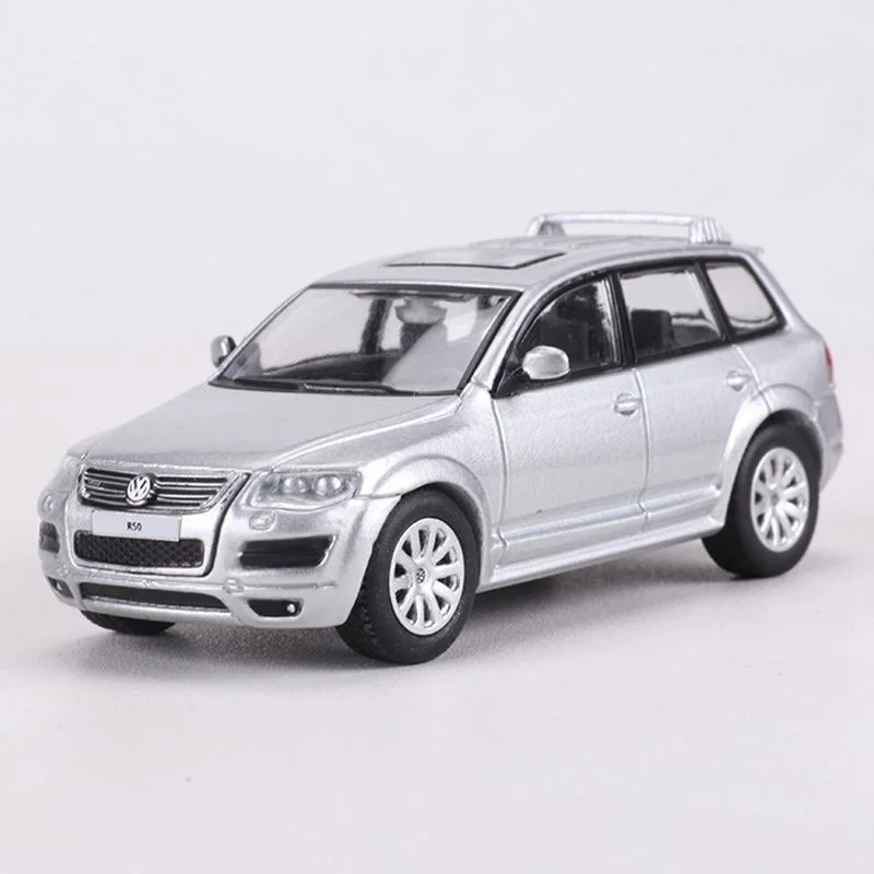 1:64 Touareg R50 SUV Alloy Car Model Diecast Metal Classic Vehicle Car Model Miniature Scale Simulation Collection Kids Toy Gift