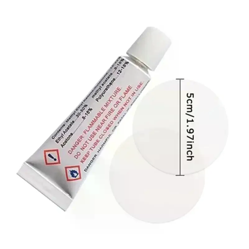 10 Set Inflatable Repair Kit PVC Patches Glue Air Mattress Inflating Air Bed Boat Sofa Repair Kit