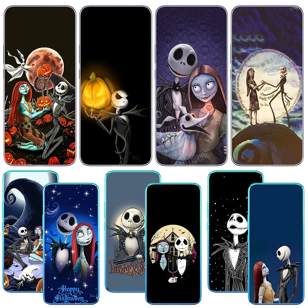 Christmas Halloween Jack Skellington for Motorola Moto Edge 40 50 Pro 30 Ultra neo 20 One Fusion G200 E22 E40 E30 E22I Case