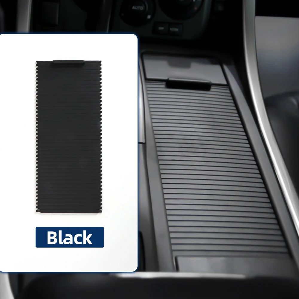 Black For Land Rover Range Sport Drink Holder Cover Sliding Roller Blind Shutter Curtain 2005-2009 FHM500032