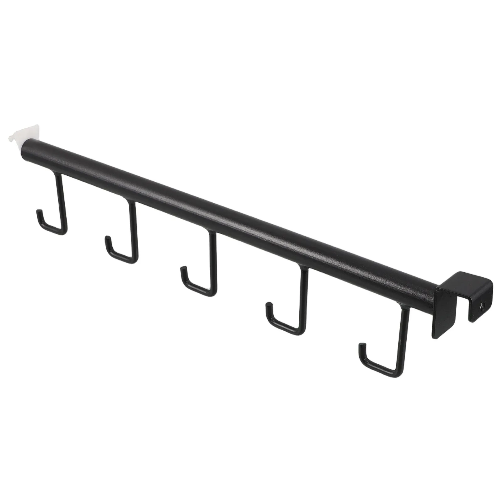 Heavy-Duty Multi-Grid Metal Retail Shelf Hooks for Supermarket Display Space Optimization Easy Installation Slot Plate System