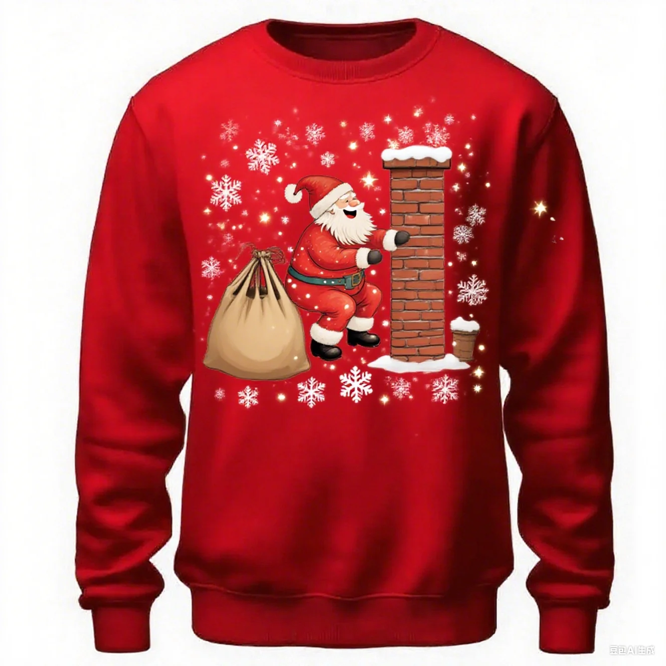 

New 3D Santa Claus Cartoon Pattern Printed Men's Sweatshirts Autumn And Winter Christmas Elements Party Fashion Pullover Tops