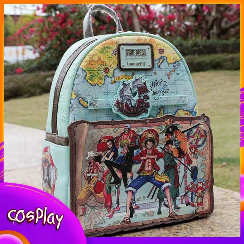 

One Piece Backpack Luffy Tony Tony Chopper Anime Cartoon Trendy Outdoor Bag Casual Fashion Bag Women Men Kids School Bag Gift
