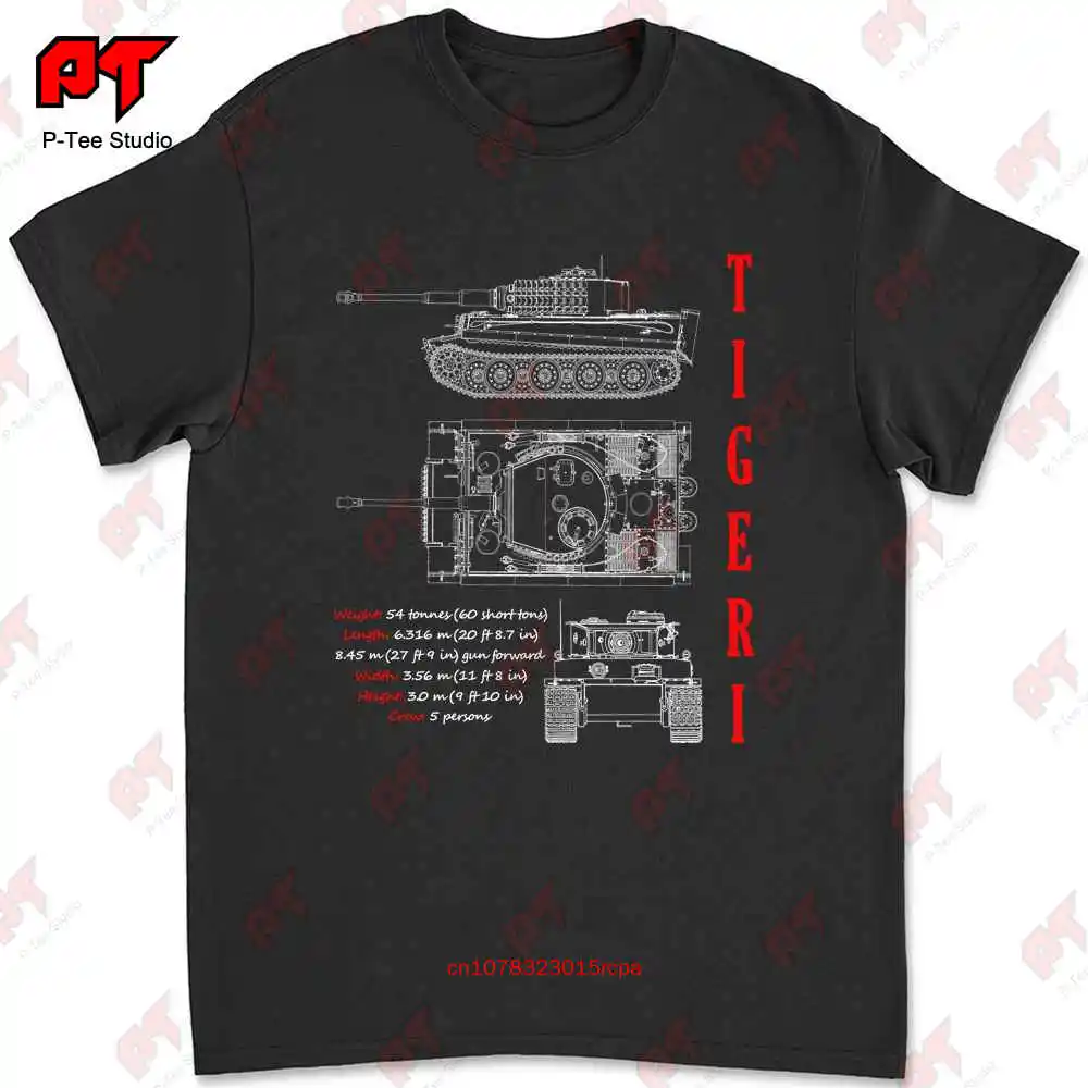 Tiger 1 Tank T-shirt SP4A