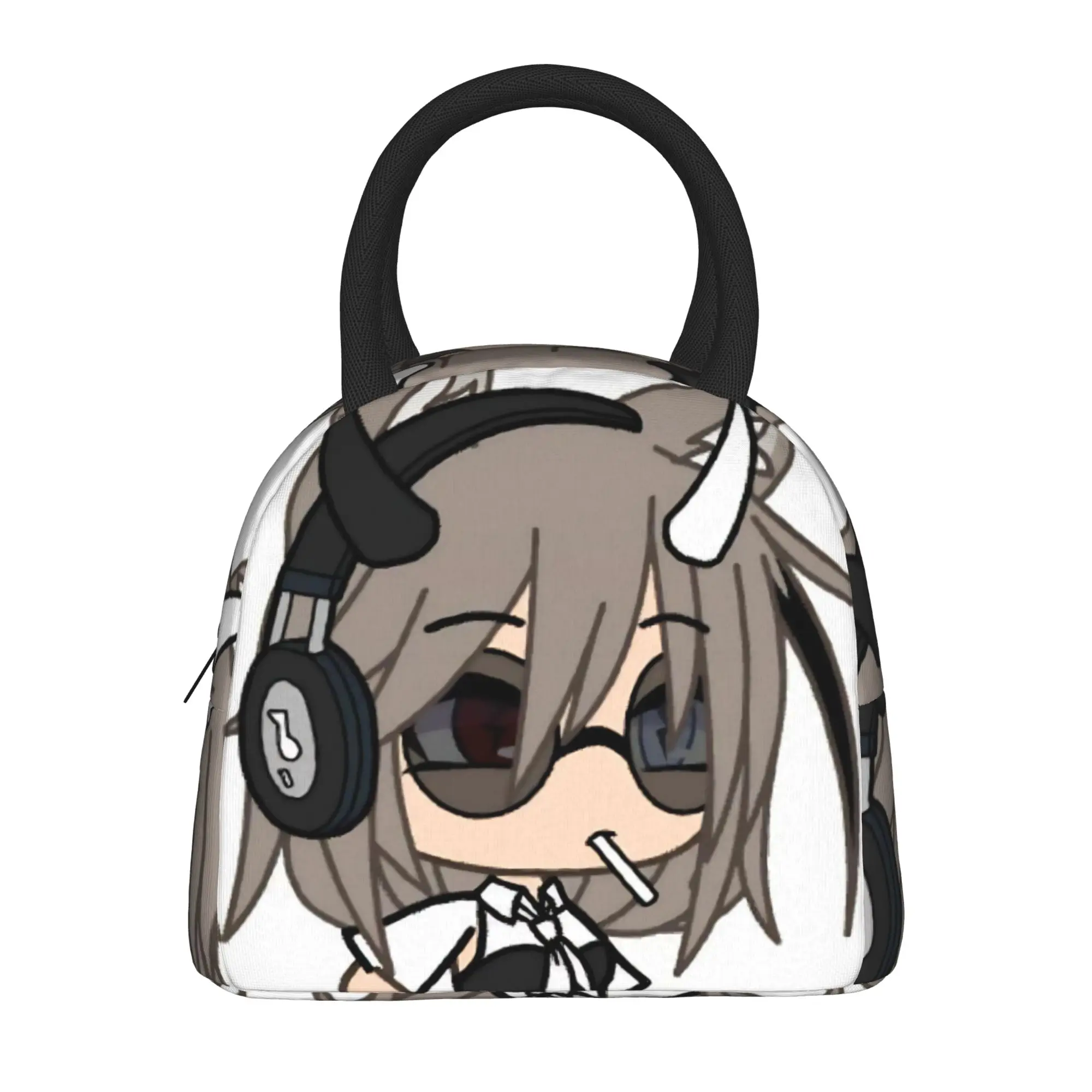 Insulated Lunch Box Gacha Life Cartoon Accessories  Food Box Unique Design Thermal Cooler Bento Box For School