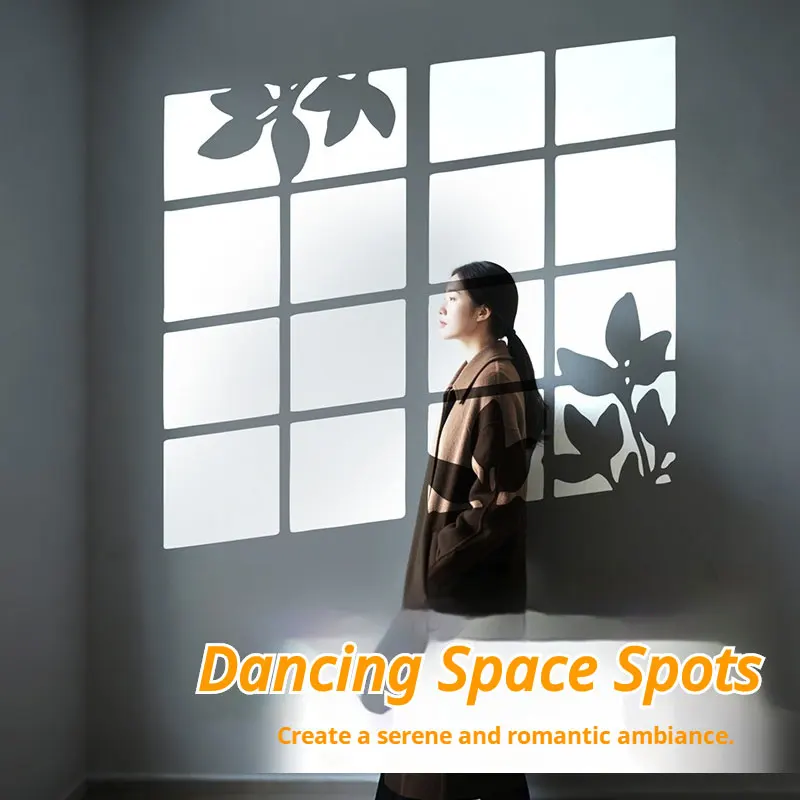 

Sunlight Simulating Fake Window Projector with Blinds Light And Shadow for Bedroom Live Studio Wall Decor Atmosphere Enhancer