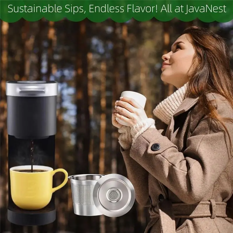 Reusable K Cups For Keurig Stainless Steel Reusable K Pods Coffee Filter Refillable K Cups For Keurig 1.0-AA26