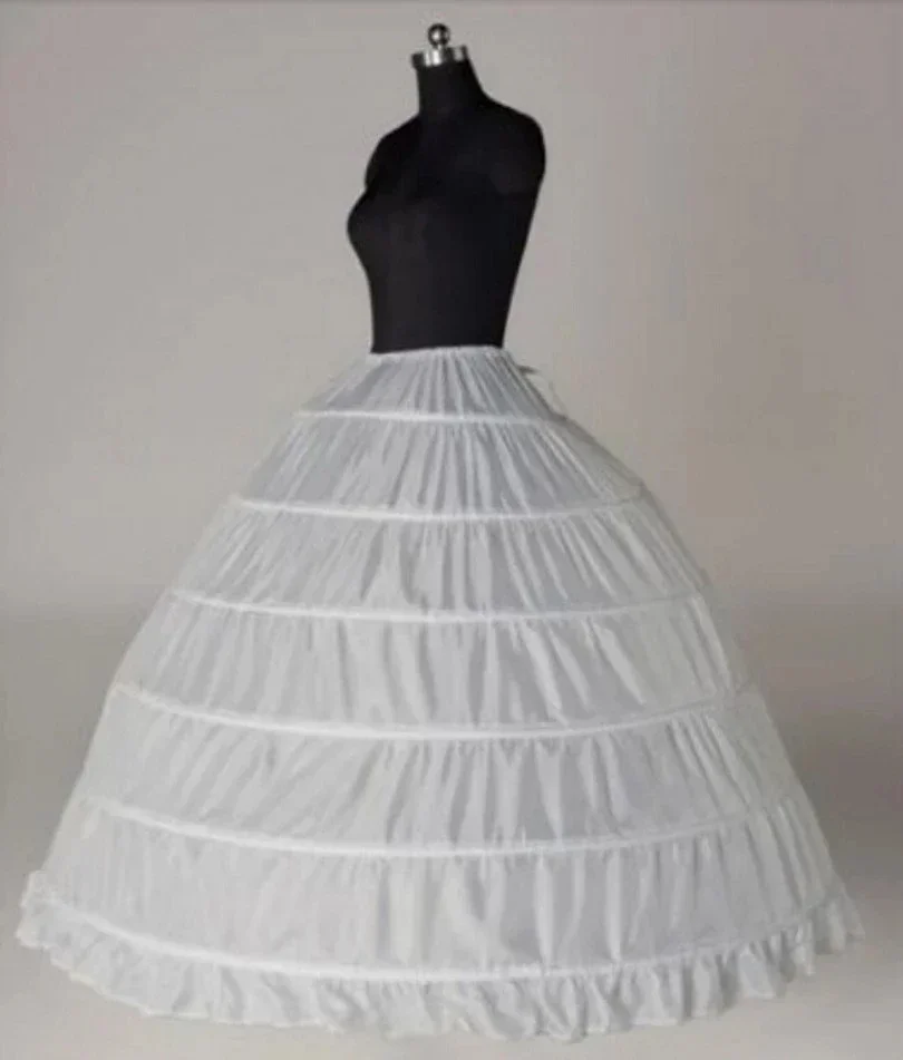 

Свадебные аксессуары Vestido Longo, бальное платье, кринолин, нижняя юбка, юбка с 6 обручами, нижние юбки, в наличии