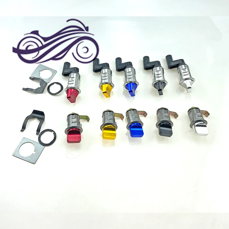 New CNC fuel Tank Lock For HONDA DIO ZX AF18 AF25 AF27 AF28  motorcycle lock SEAT LOCK TANK LOCK