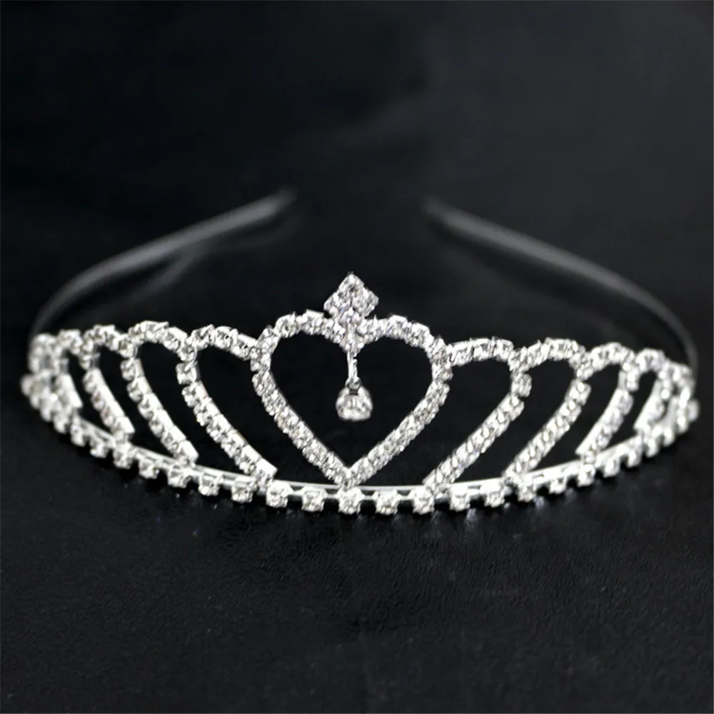 New Rhinestone Crown Hair Bands for Women\'s Weeding Bridal Headwear Children\'s Birthday Princess Hair Accessories Party Supplies