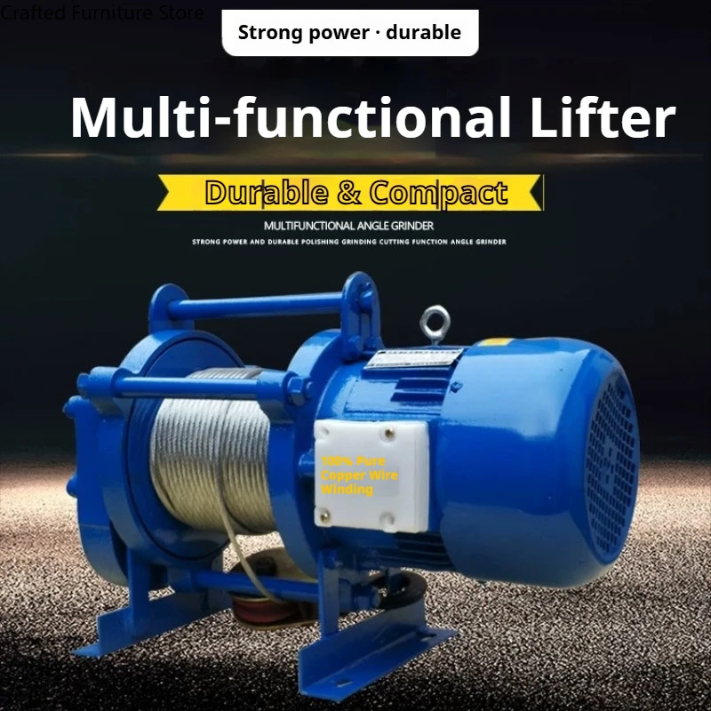 

Electric Hoist - Multi-functional Winch Small-sized Stable Durable Winch Lifting Device Commercial Machinery Wciągarka ZY60JYJ