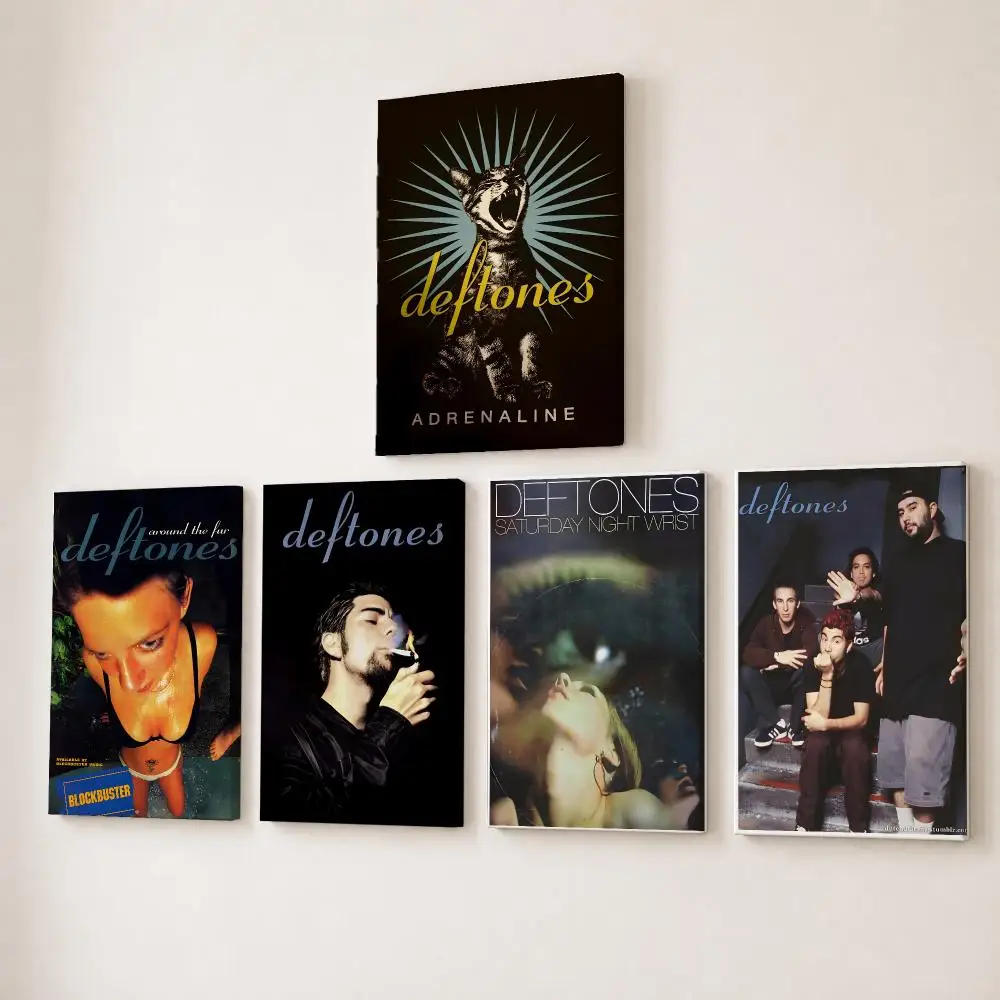 Rock Band D-Deftones Painting  - огляд і ціна Canvas Wrap Ready