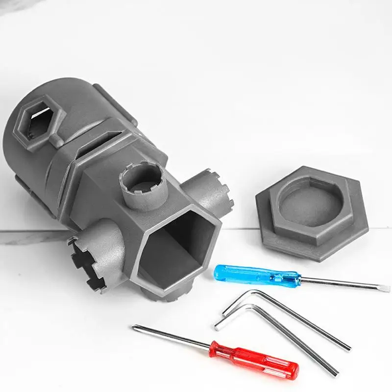 

16 in 1 Faucet Wrench Tool Set All-In-One Kitchen and Bathroom Plumbing Repair Tools Multi-function Faucet Maintenance Tool Set