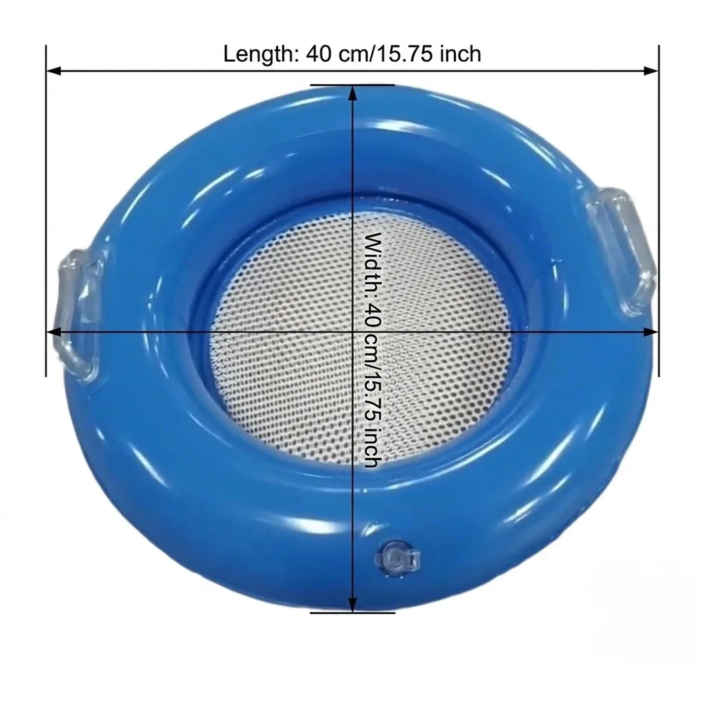 PVC Inflatable Sand Sifter Tray with Symmetrical Dual Handles and Optimized Double-Layer Screening for Beach Fun