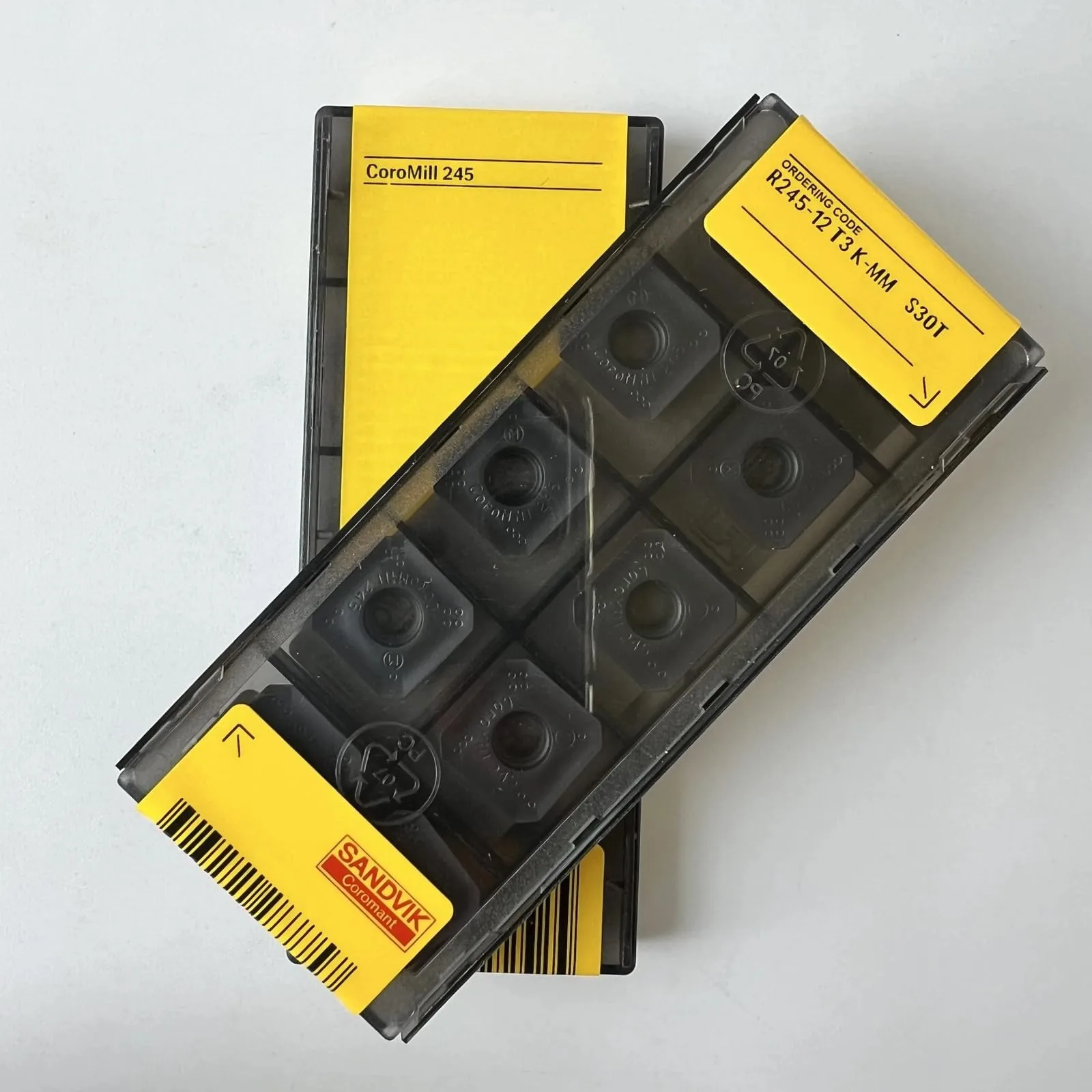 

Original SANDVIK / R245-12T3K-MM S30T / Hard alloy CNC Blade 10 Pcs