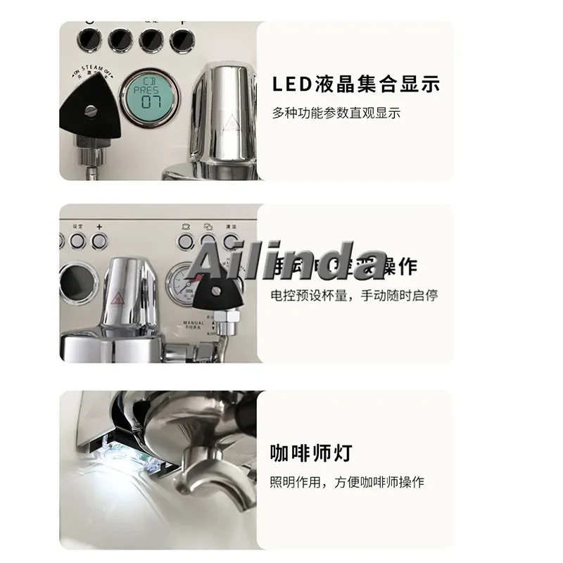 Coffee Machine Professional Italian Semi-automatic Home Use and Commercial Use