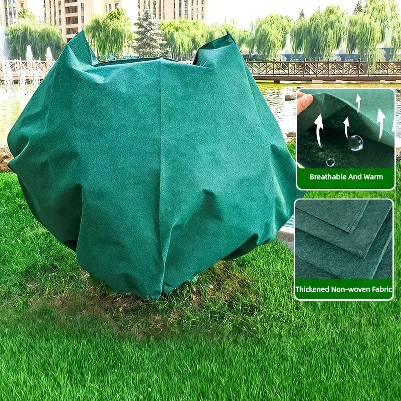 

Thickened Winter Plant Cold Proof Warm Cover Thermal Insulation Windproof Non-Woven Fabric Bag For Potted Plants Trees Flowers