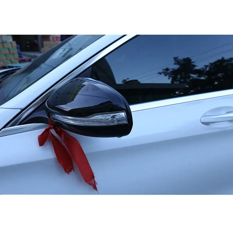 For Mercedes-Benz E GLC S C Class W205 W213 X253 W222 W238 LHD Car Rearview Side Mirror Cover Wing Cap Exterior Rear View Trim