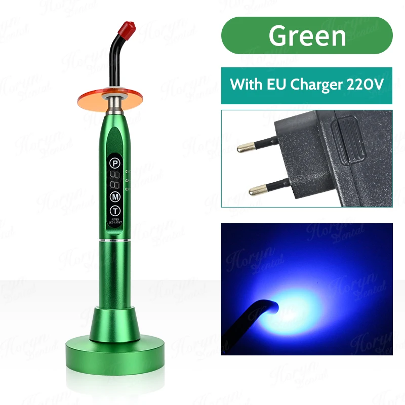 LED Draadloze Tandheelkundige Curing Light Lamp Machine Tandheelkunde Polymeriseren Hars Cure 5 s/3mm Lamp Licht Uitgeharde Tandheelkundige Orthodontie