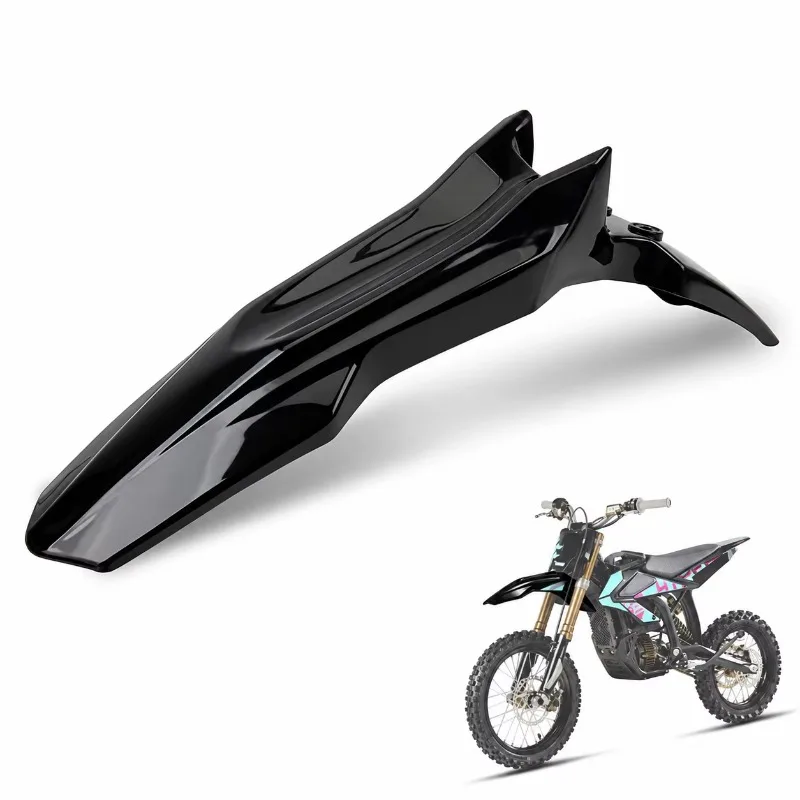Wintai   Ultra Bee Front   Black Electric Dirt Bike Mudguard Motorcycle Body Shell Protector