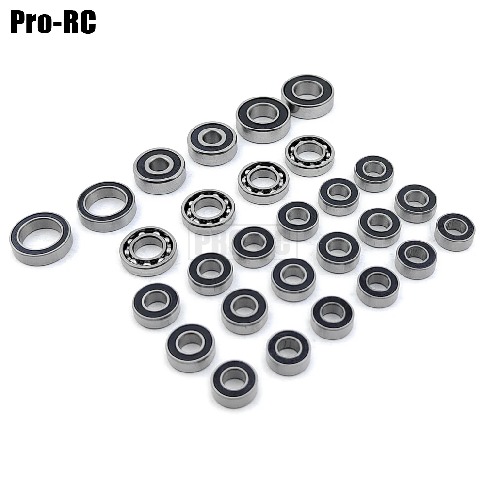 For Axial 1/10 SCX10 II Wraith 1.9 Complete Ball Bearings Kit Rc Upgrade Part (28 Pcs)