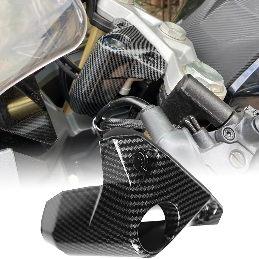 For CFMOTO 450SR 2022 2023 450 SR Starter Ignition Protective Cover Cowl Lock Panel Decorate Keyhole Fairing Accessories Carbon