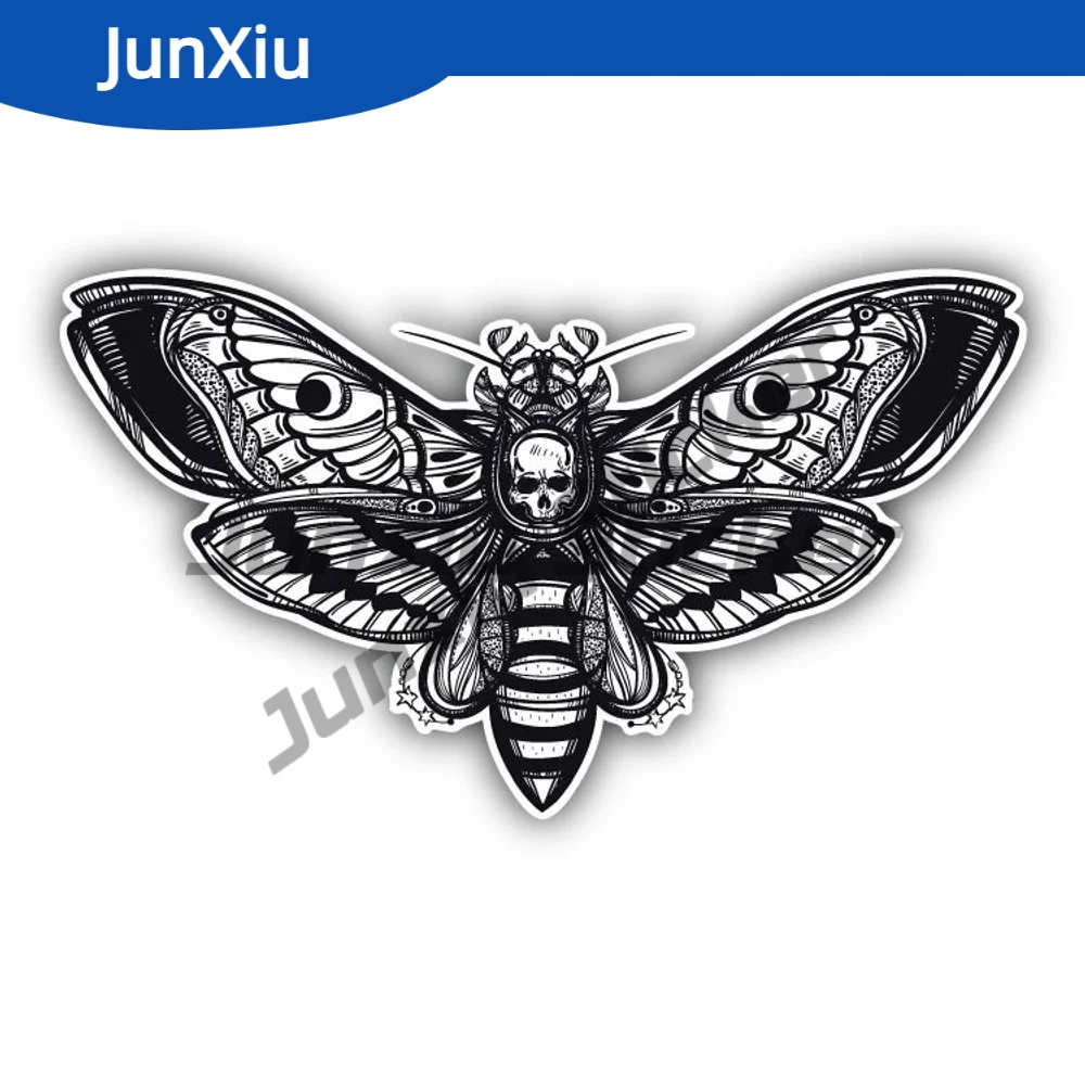 

Deaths Head Hawk Moth Waterproof Sticker Exterior Accessories For Car Bodywork Windshield Guitar Suv Motorcycle Phone Window Pvc