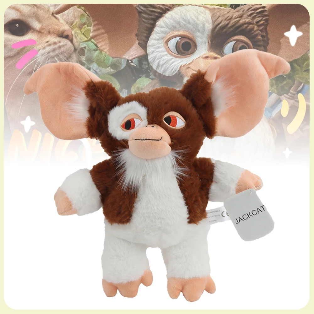 JACKCAT 26cm Gremlins Gizmo Elves Plush Toy Soft Movie Character Doll Game Enthusiasts Gremlins Stuffed Plush Toys Kids Gifts