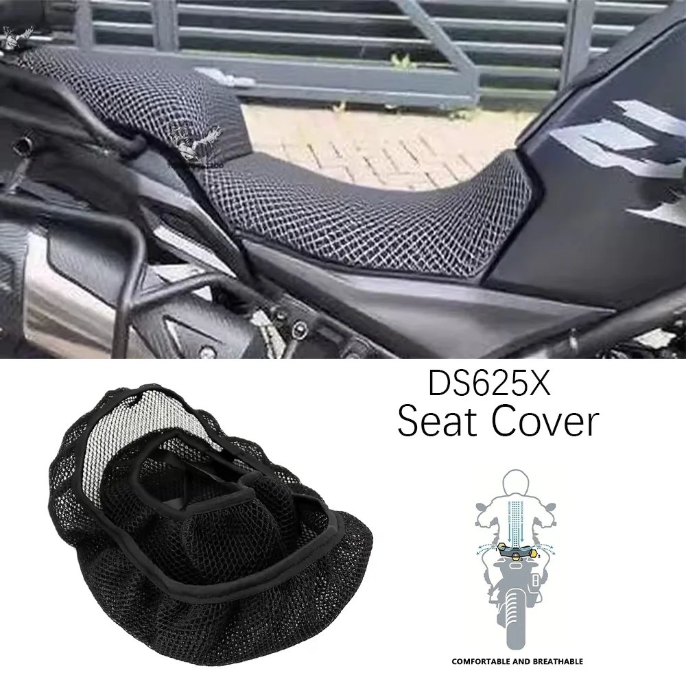 

DS625X Motorcycle Seat Cover for VOGE DSX625 DSX 625 DSX 625DSX Seat Protect Cushion 3D Airflow Seat Cover