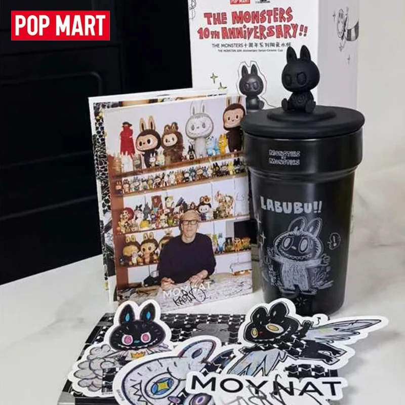 

POPMART THE MONSTERS 10Th Anniversary Series Ceramic Cup LABUBU Blind Box Toy Anime Figure Surprise Mystery Box Dolls Girls Gift