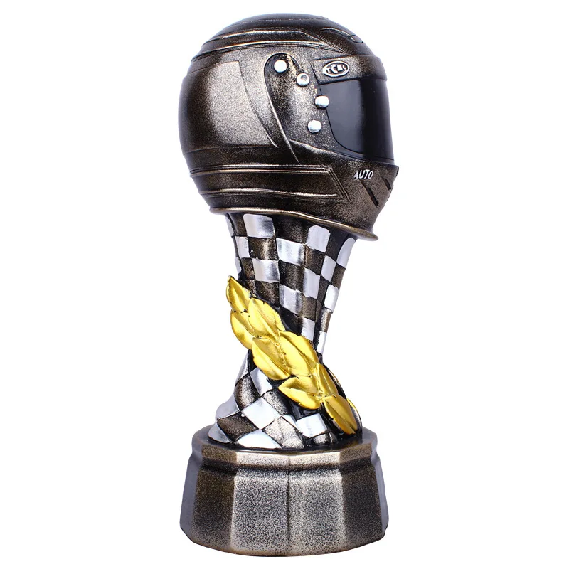 

Crafts Sports Products Racing Helmet Home Decoration Ornaments Creative Trophy Gifts Desk Decoration Figurines Home Decor