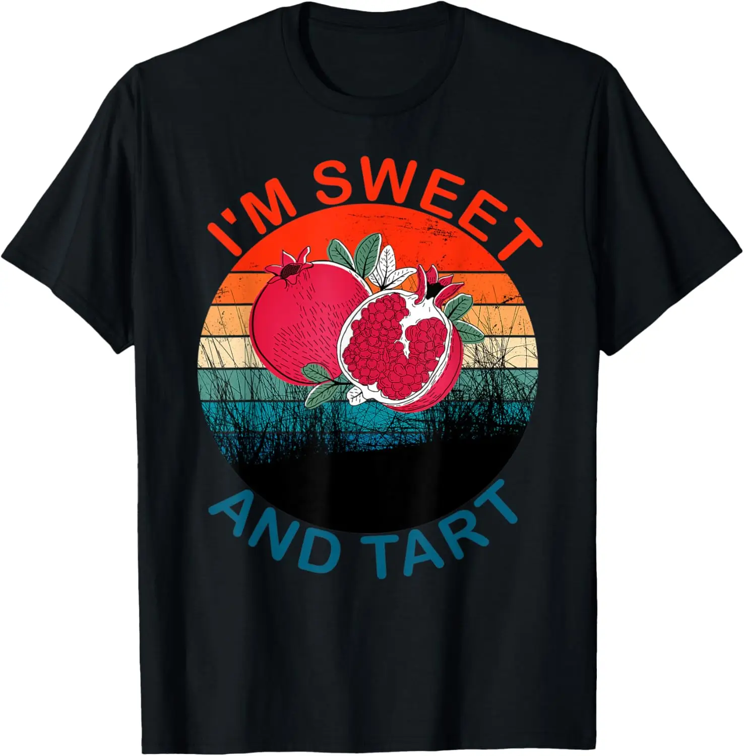 

Vintage Style Pomegranate Fruit Sunset T-Shirt