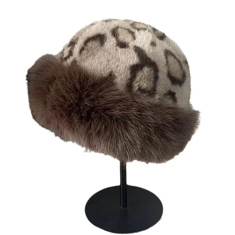 2025 Fashionable Warm Versatile Solid Color Practical Mongolian Hat 2025 New Thickened Warm Ear Protection Basin Hat