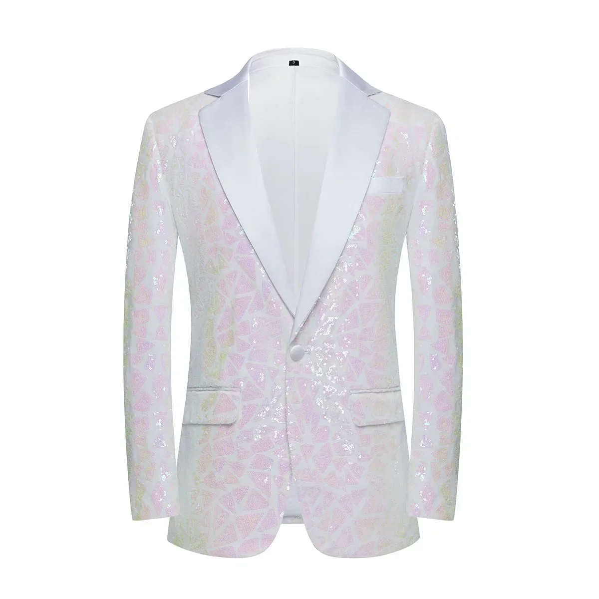 Glitter Sequins Men Suit Luxury Blazer Wedding Tuxedos Elegant Male Formal Business Work Wear Office Lady Jacket Coat