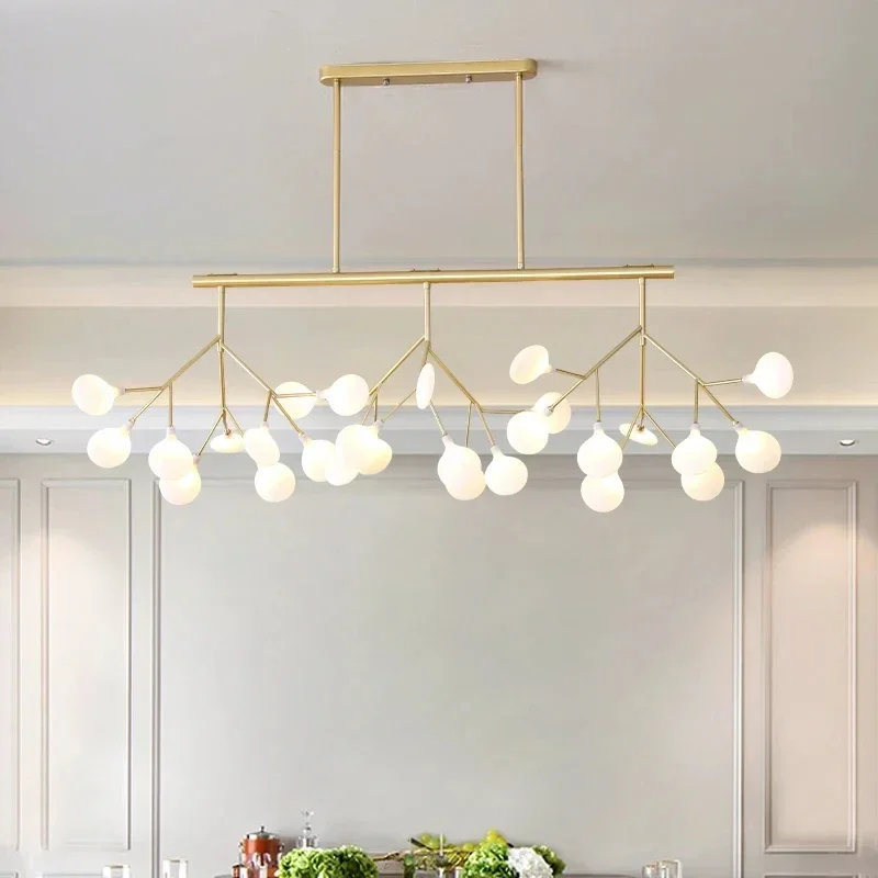 Modern Design Restaurant Firefly LED Chandeliers Nordic Fashion Branch Chandeliers Living Room Home Decoration Ceiling Lighting