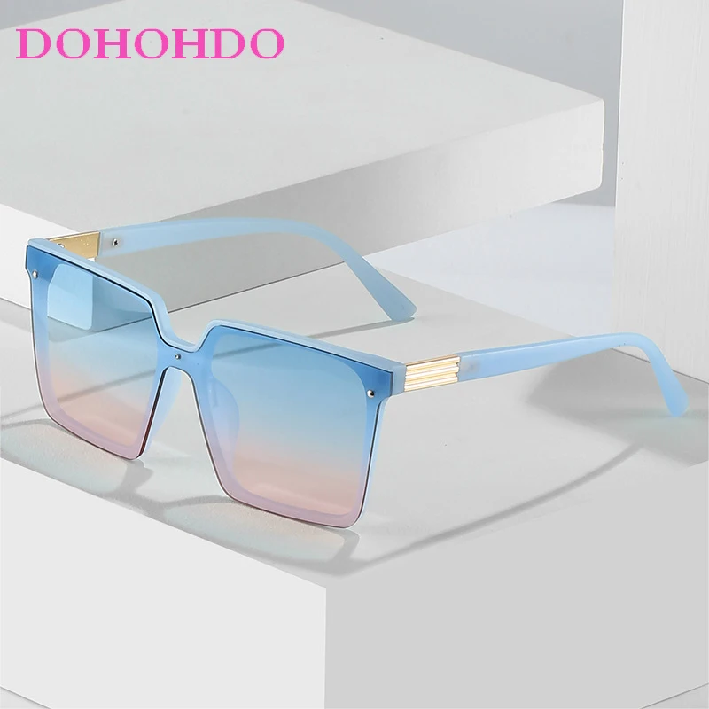 

Fashion Square Sunglasses Women Men Vintage Brand Design Big Frame Sun Glasses For Female Outdoors Travel Trending Eyewear UV400