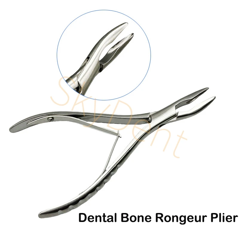 1Pc Dental Bone Rongeur Plier Orthodontic Maxillofacial Surgery Surgical Tool Stainless Steel Dentistry Instrument