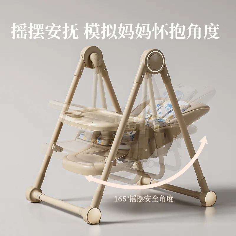 كراسي طعام للأطفال بالجملة طاولات طعام قابلة للطي للأطفال الرضع 2 في 1 كراسي هزازة متعددة الوظائف