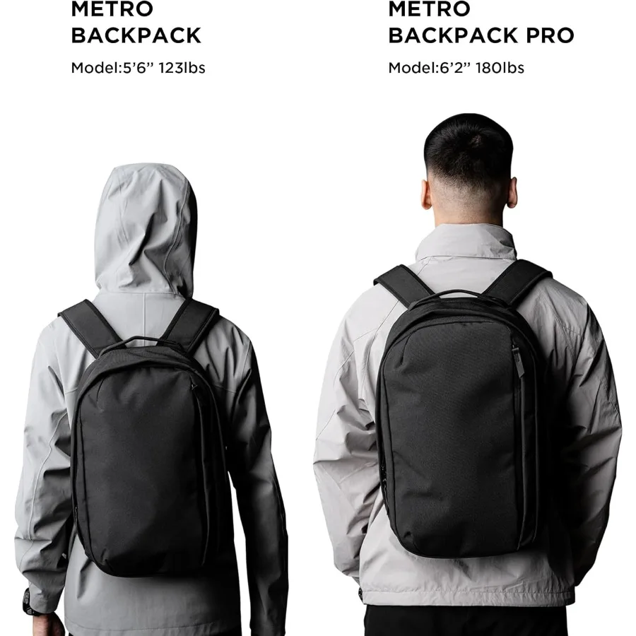 حقيبة ظهر ALPAKA Metro Backpack Pro للرجال سعة 24 لترًا - تناسب حقيبة ظهر للكمبيوتر المحمول مقاس 15.6 بوصة مع سحابات YKK MOD ومقود المفاتيح والأمتعة P #4